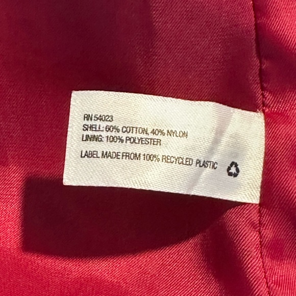 GAP Classic Double-Breasted Front Trench Coat with Belt and Inner Pink Lining - Picture 9 of 9